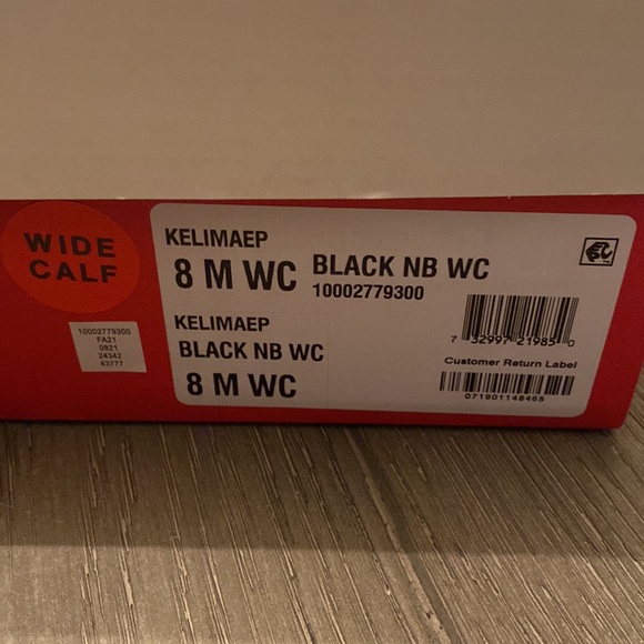 Style & Co black scrunched boots size 8 Wide, Kelimaep style - Picture 3 of 7